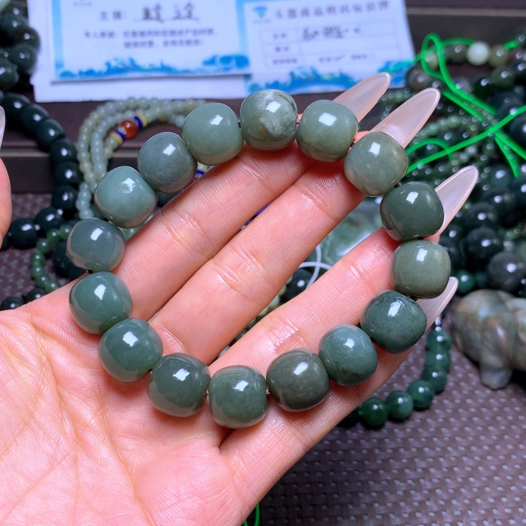 未镶嵌手串和田玉卡14