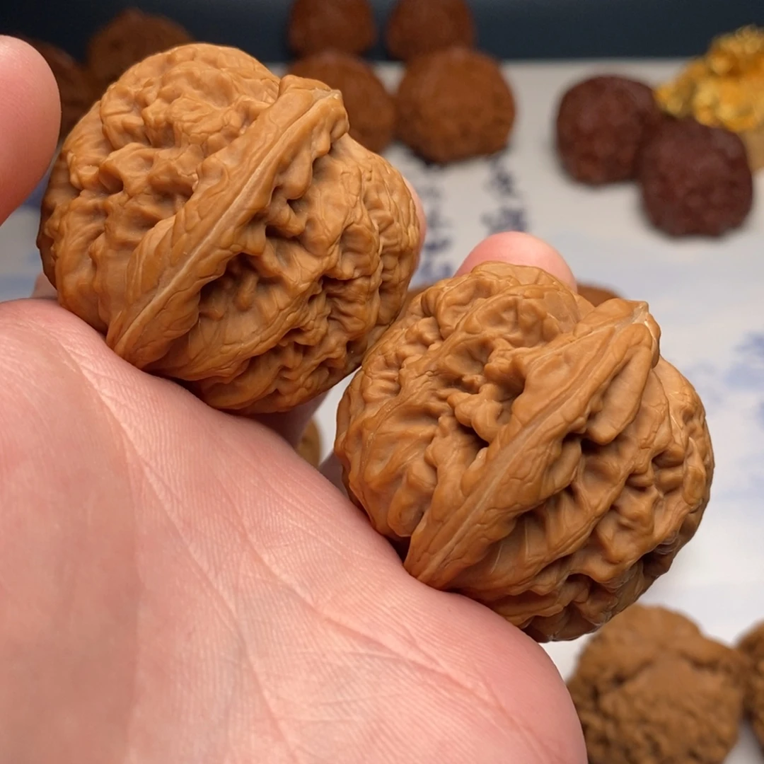 眼***神把件文玩核桃锦鲤