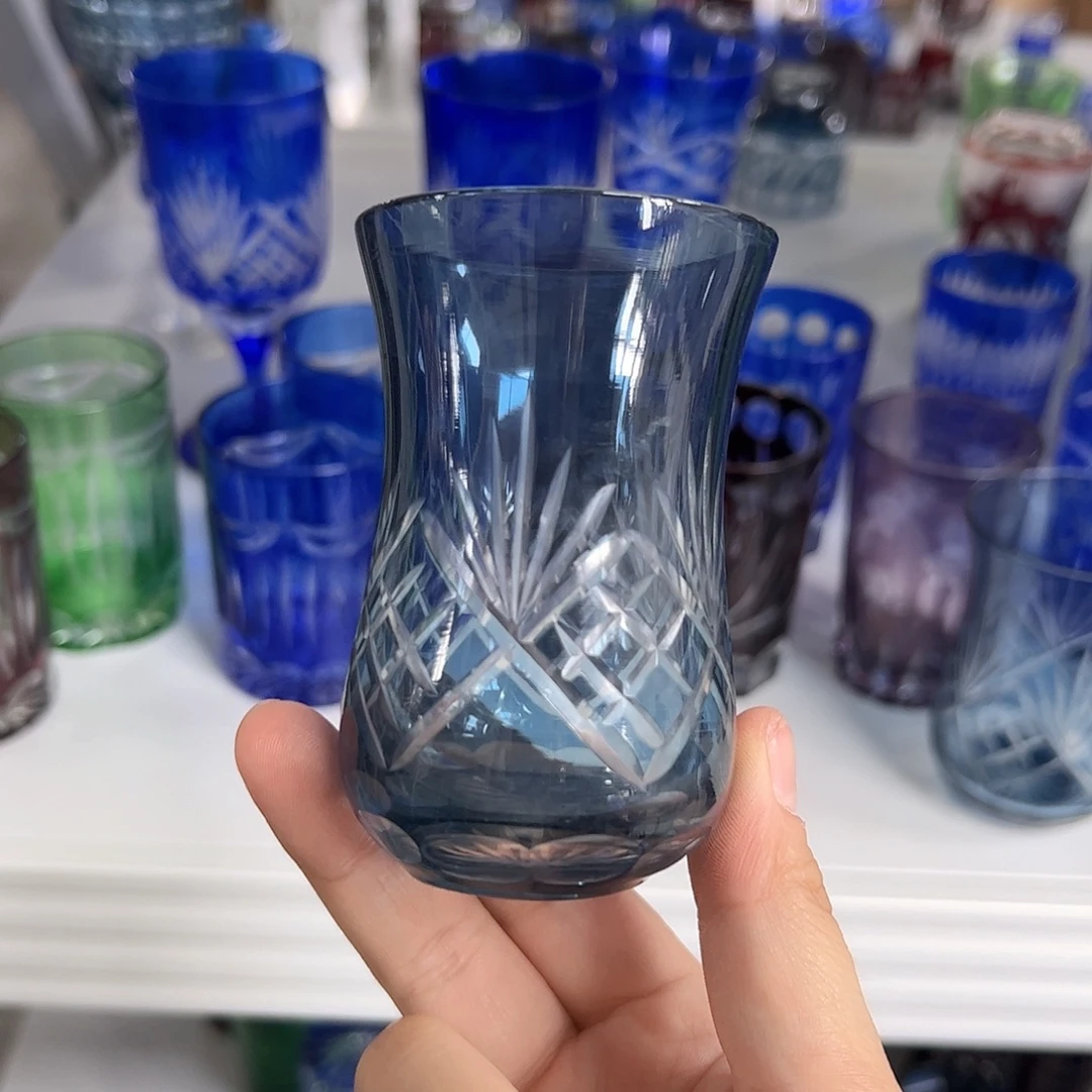 高脚款水晶玻璃微瑕一个