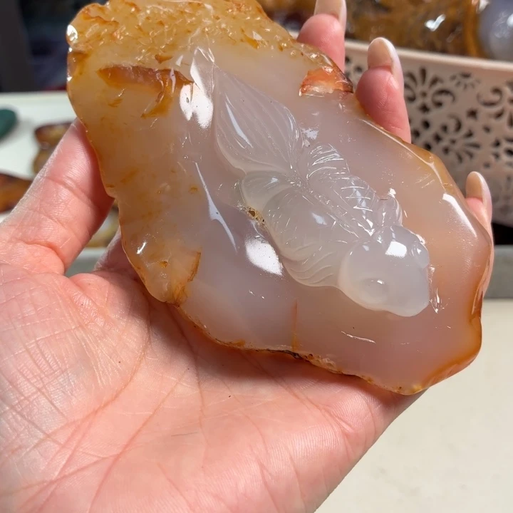 玛瑙/玉髓未镶嵌吊坠(不含链)