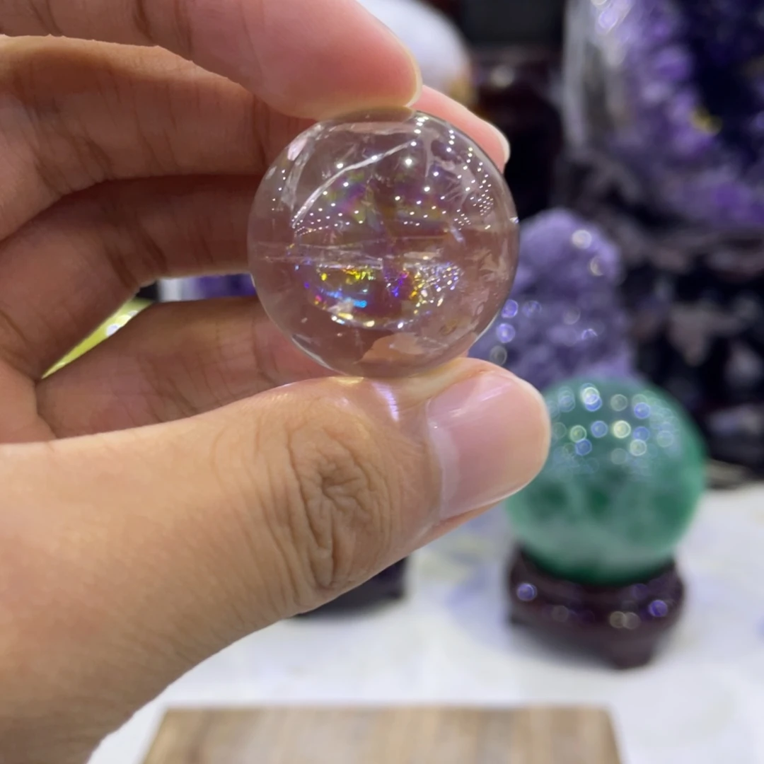 水晶未镶嵌珠宝半成品