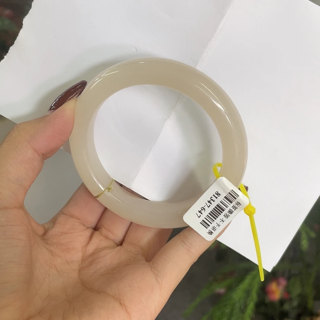 和田玉手镯未镶嵌54