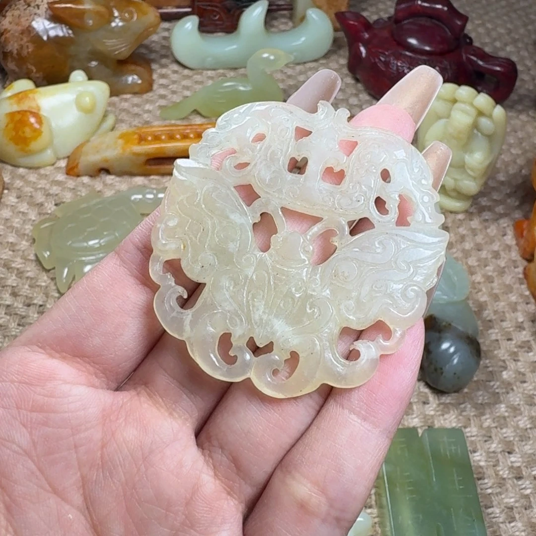 吊坠白玉菩提挂件