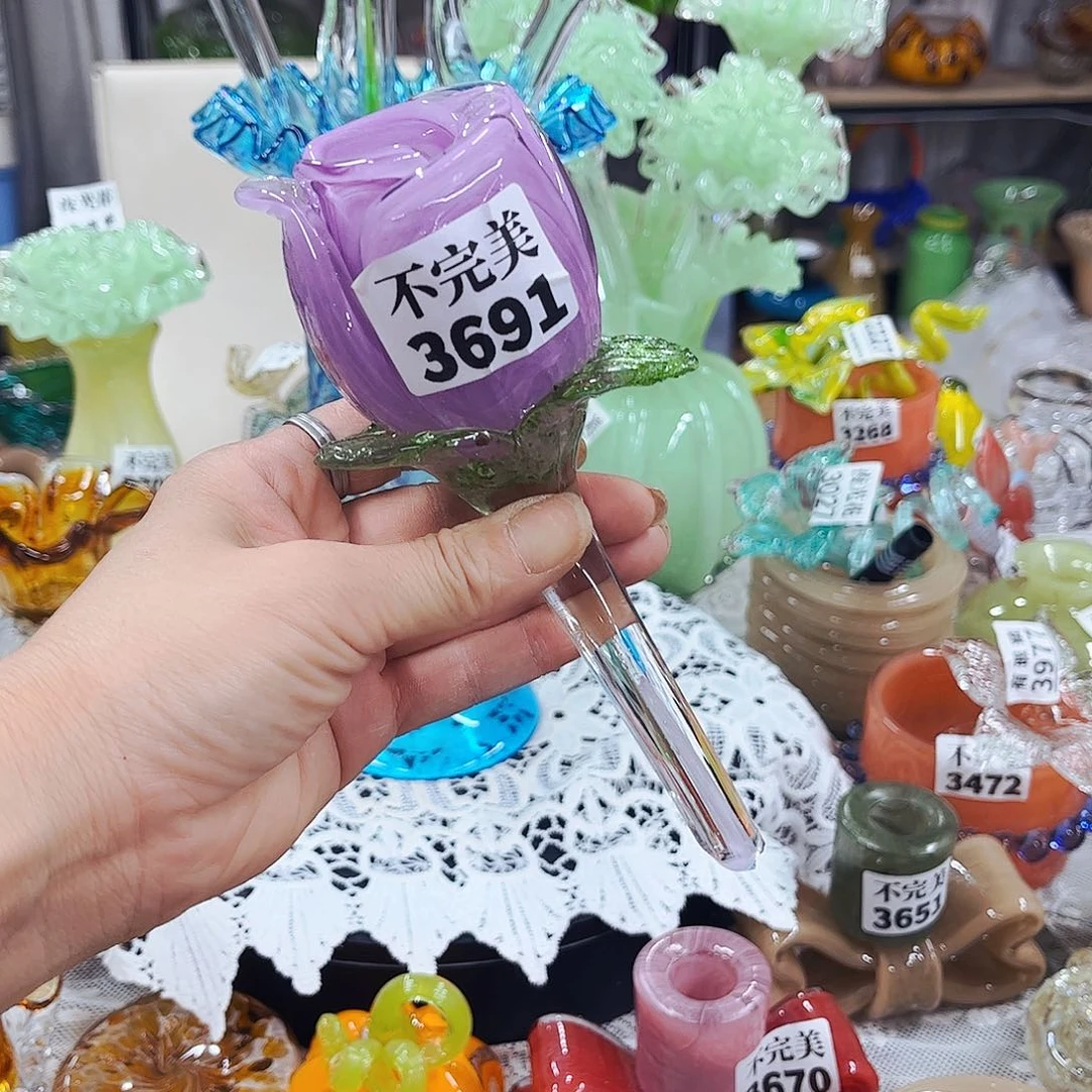 3691短杆 黑点不完美 家悦琉璃工艺品
