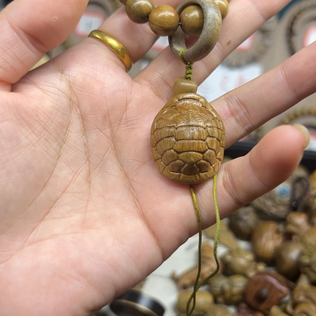 维腊木（绿檀）无事牌