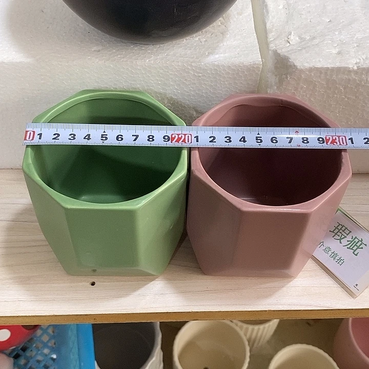 紫砂花盆多肉瑕疵盆有孔。