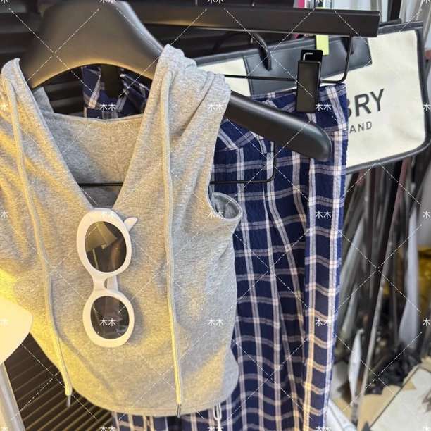 MuMu  美式高街辣妹时尚带帽吊带