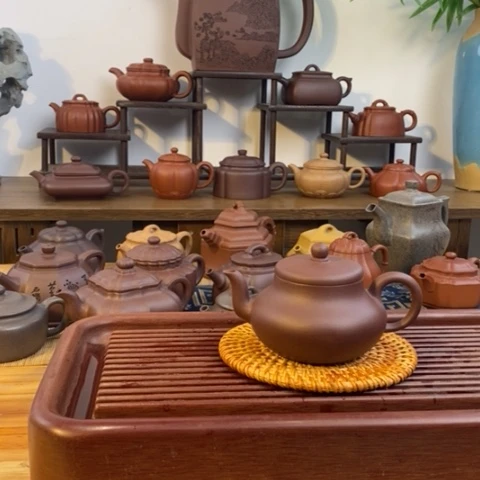 琉璃手工艺品紫砂壶