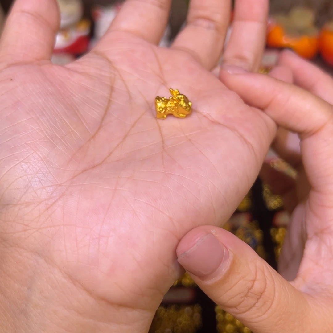 合金小貔貅穿孔1个