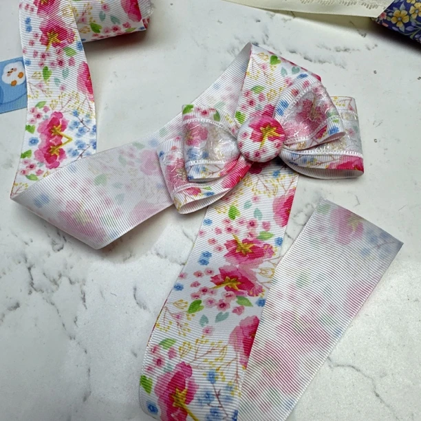 【二丫直播】DIY发饰材料印花螺纹