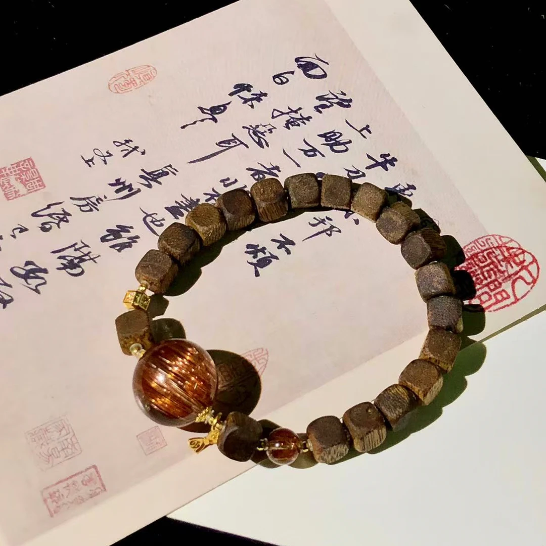 【香珠】18K铜顺发奇楠设计款（多样性发其一）