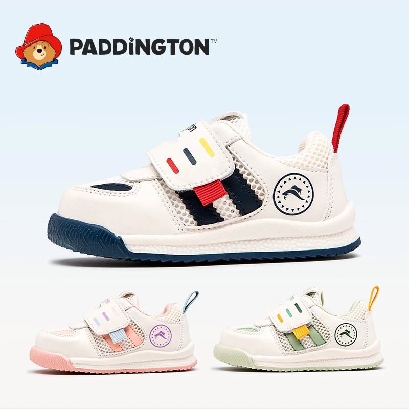 帕丁顿熊学步机能鞋夏季网面男女宝宝软底鞋防滑透气休闲鞋