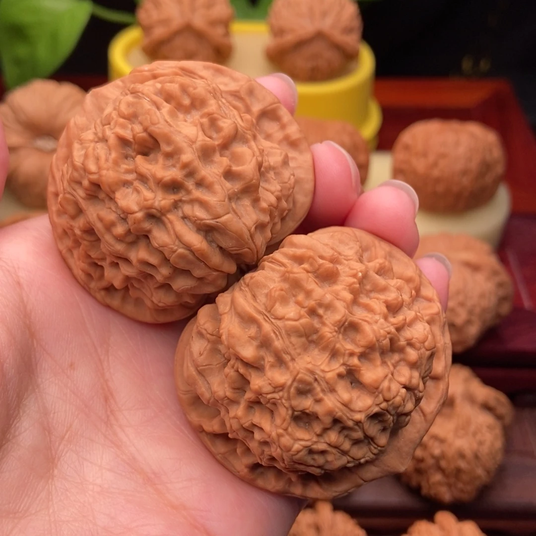 把件文玩核桃精品大官帽48