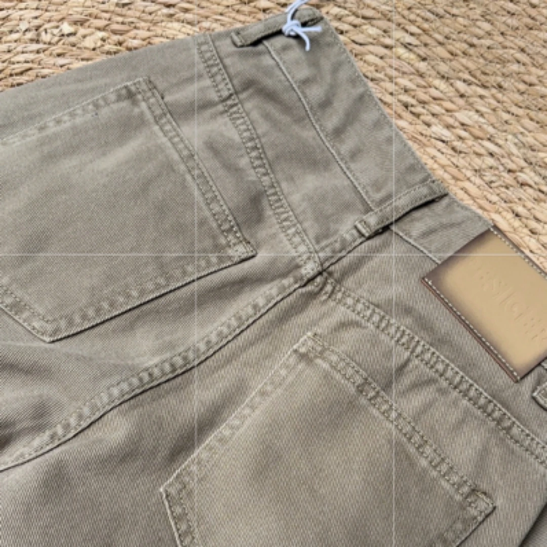 无弹女士工装裤子