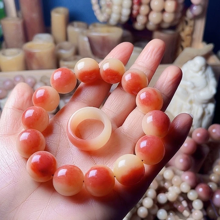 驼骨手串/手链薛*佩驼骨1.6圆珠➕戒指