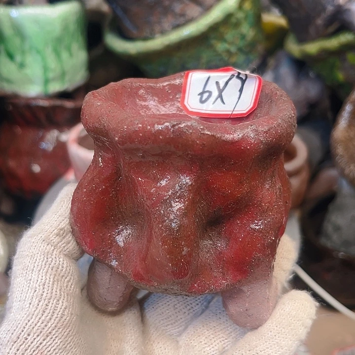 粗陶花盆手工花盆