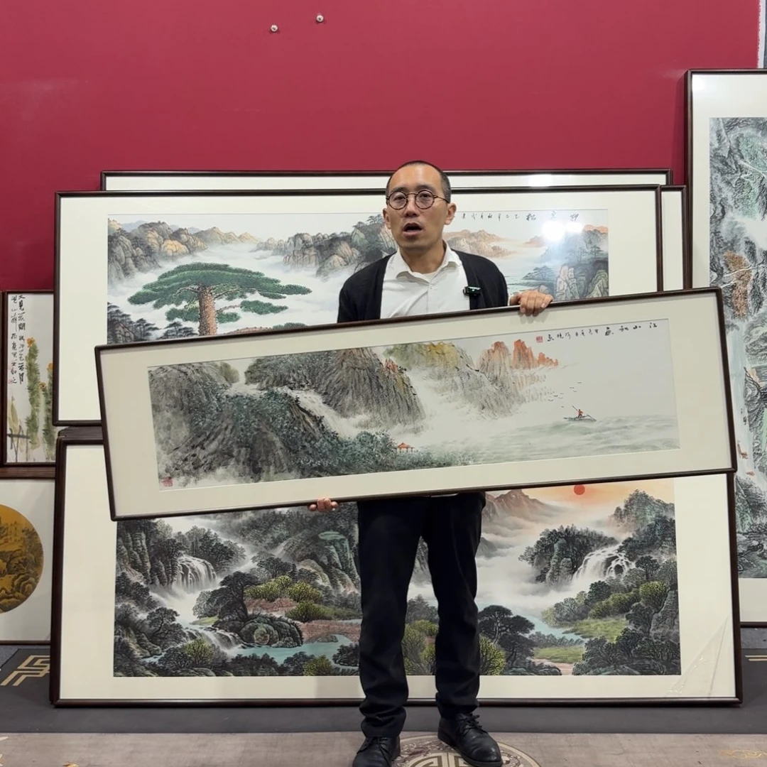 国画手绘作品45/160尺寸