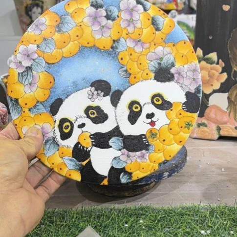 红泥花盆景德镇陶瓷