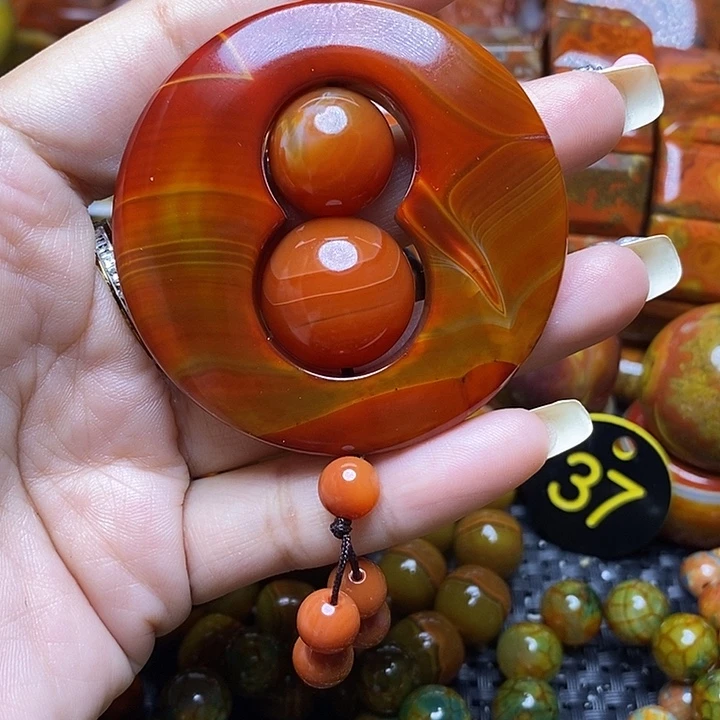 初***燕玛瑙/玉髓未镶嵌手链