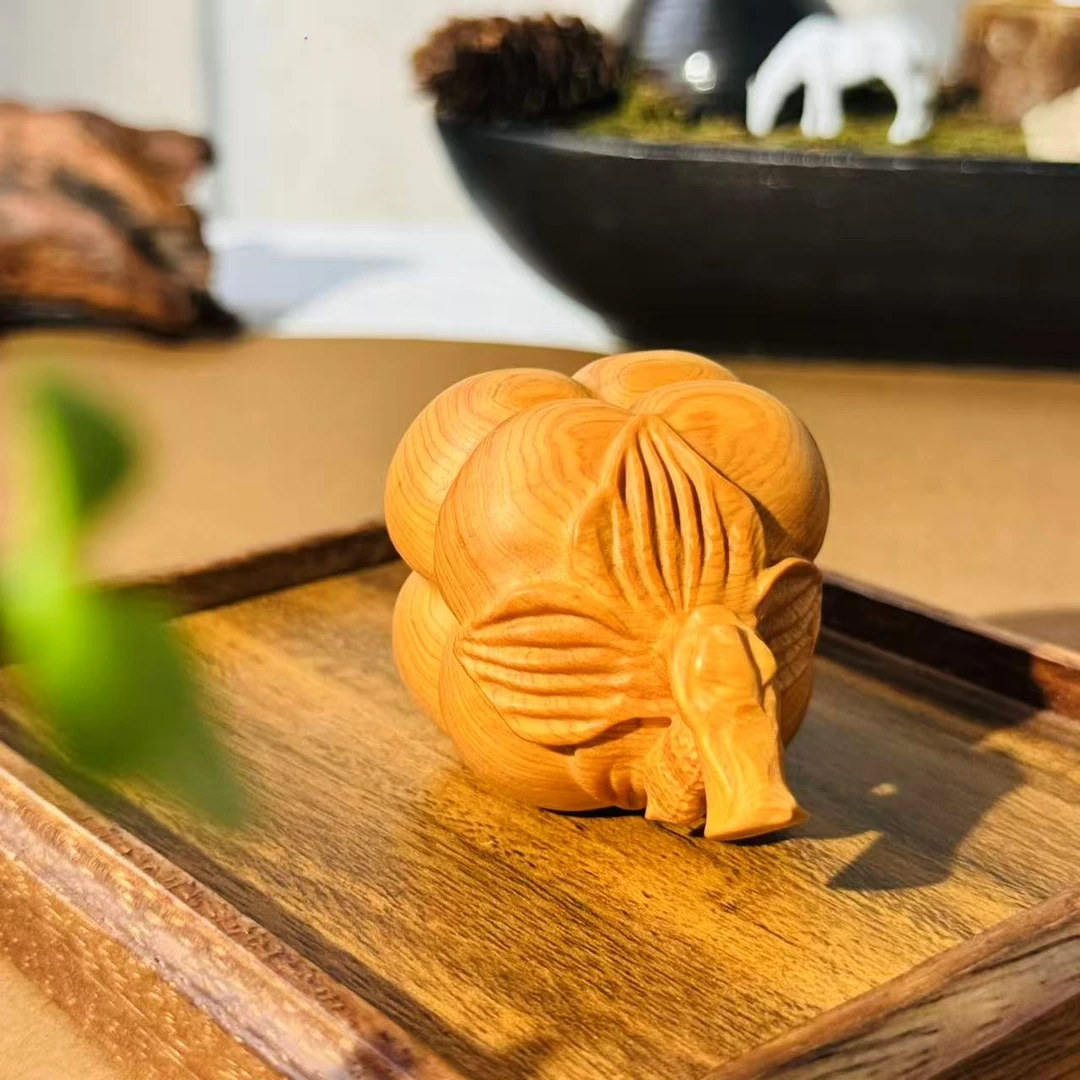 太行崖柏好事发生摆件手把件