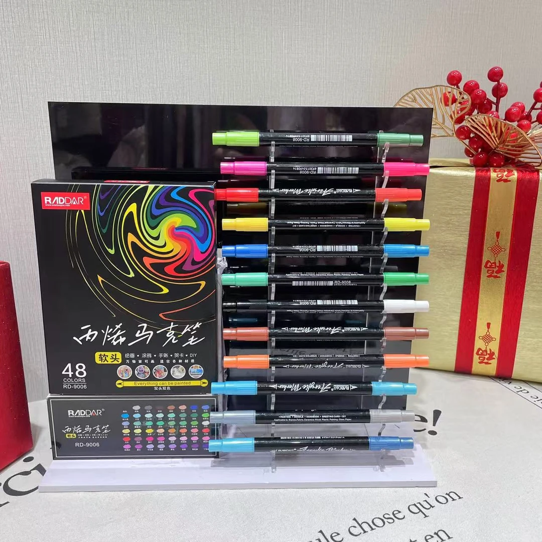 M0280锐德48色软头丙烯秀丽笔马克笔 RD-9006