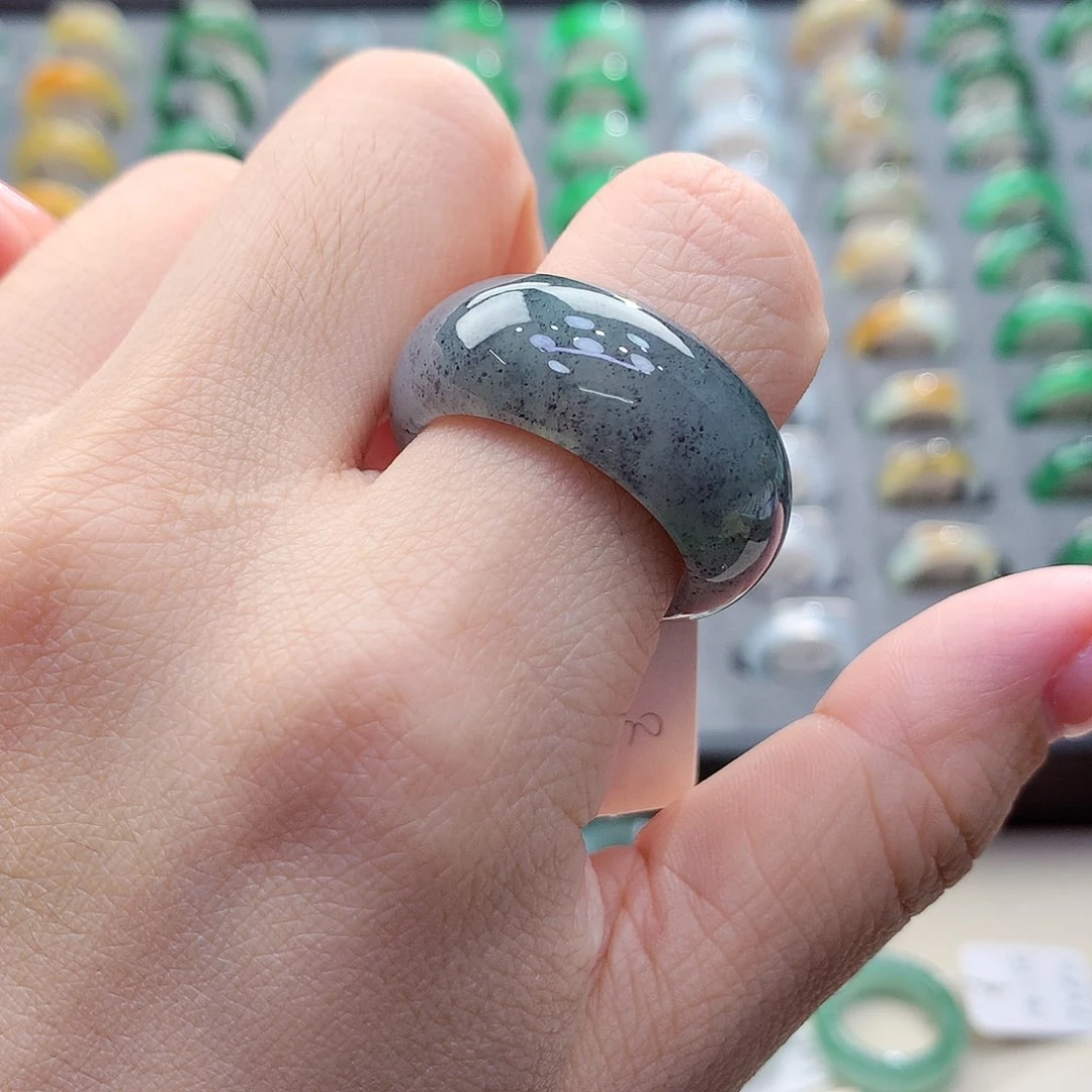 未镶嵌戒指翡翠22号