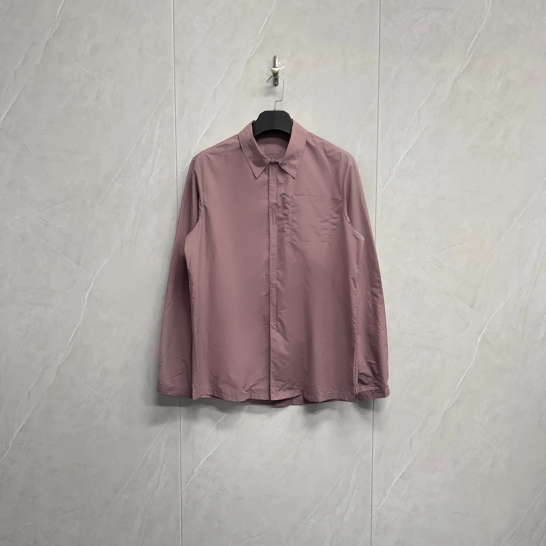 全新未使用 Prada/普拉达 尼龙魔术贴三角Logo衬衫夹克/W0569/XL