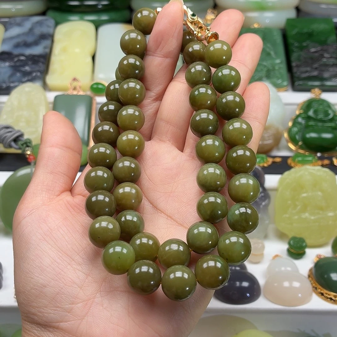 和田玉未镶嵌颈饰12漏