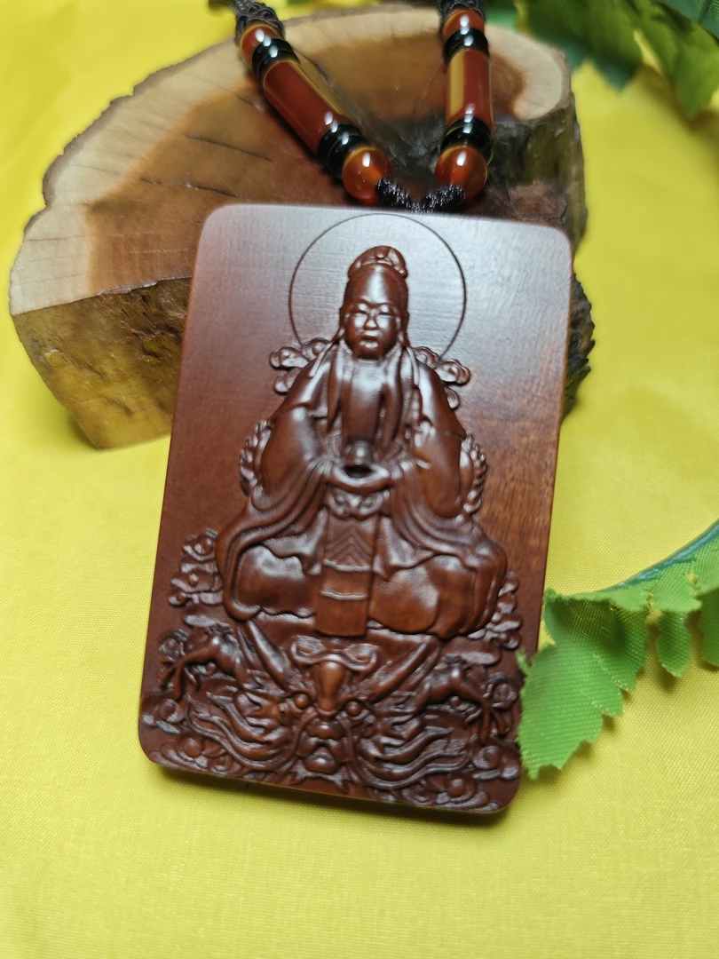 鸿钧老祖道祖鸿钧道人天然雷击枣木桃木木牌吊坠