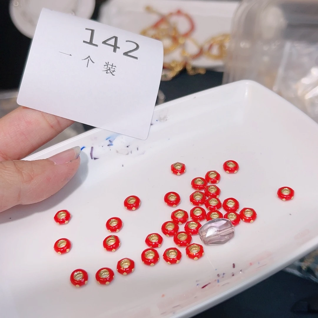 紫晶珠宝半成品银S925镀金镶嵌142