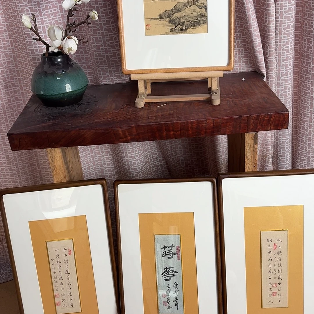 国画真人手绘作品