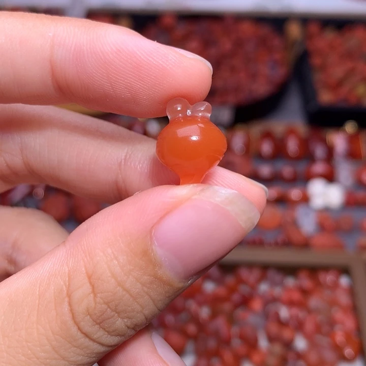 未镶嵌南红南红玛瑙胡萝卜