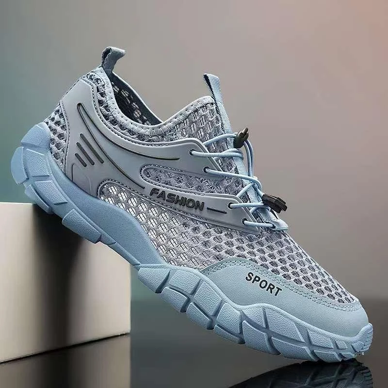 2025年时尚百搭夏季新款凉鞋透气镂空防滑沙滩洞洞鞋青年运动休闲