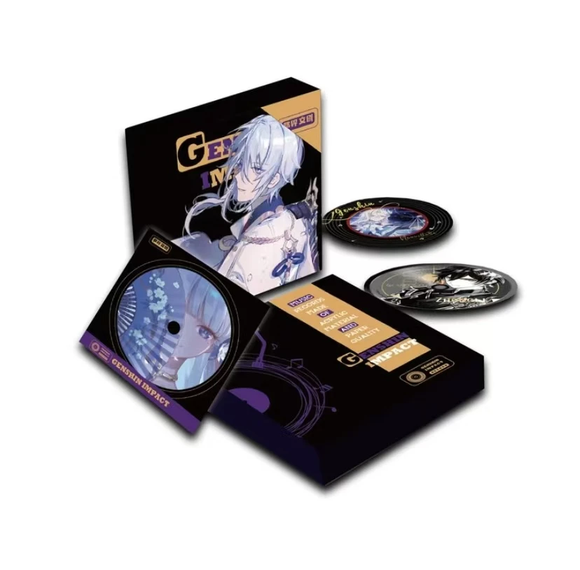 （浮浮5包）格界文创原神 星穹铁道音盘系列色纸 拆卡潮玩