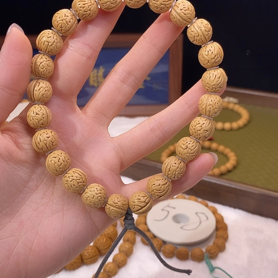 桃核手串12小金豆手持