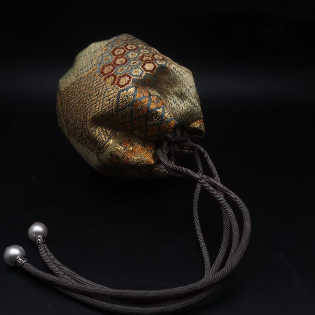 首饰袋 便携收纳锦缎文玩多宝袋