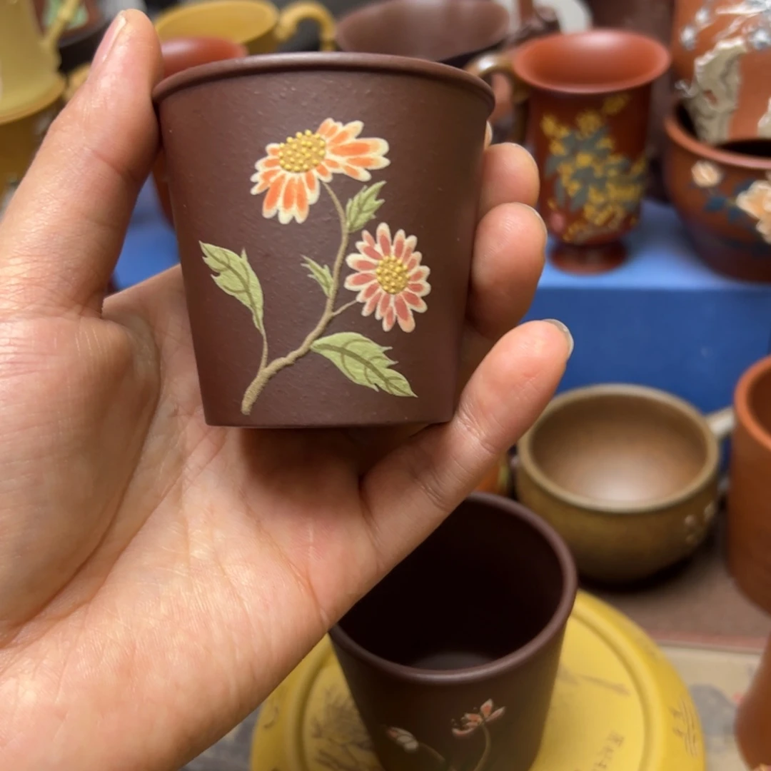 紫砂茶杯紫砂主人杯100cc