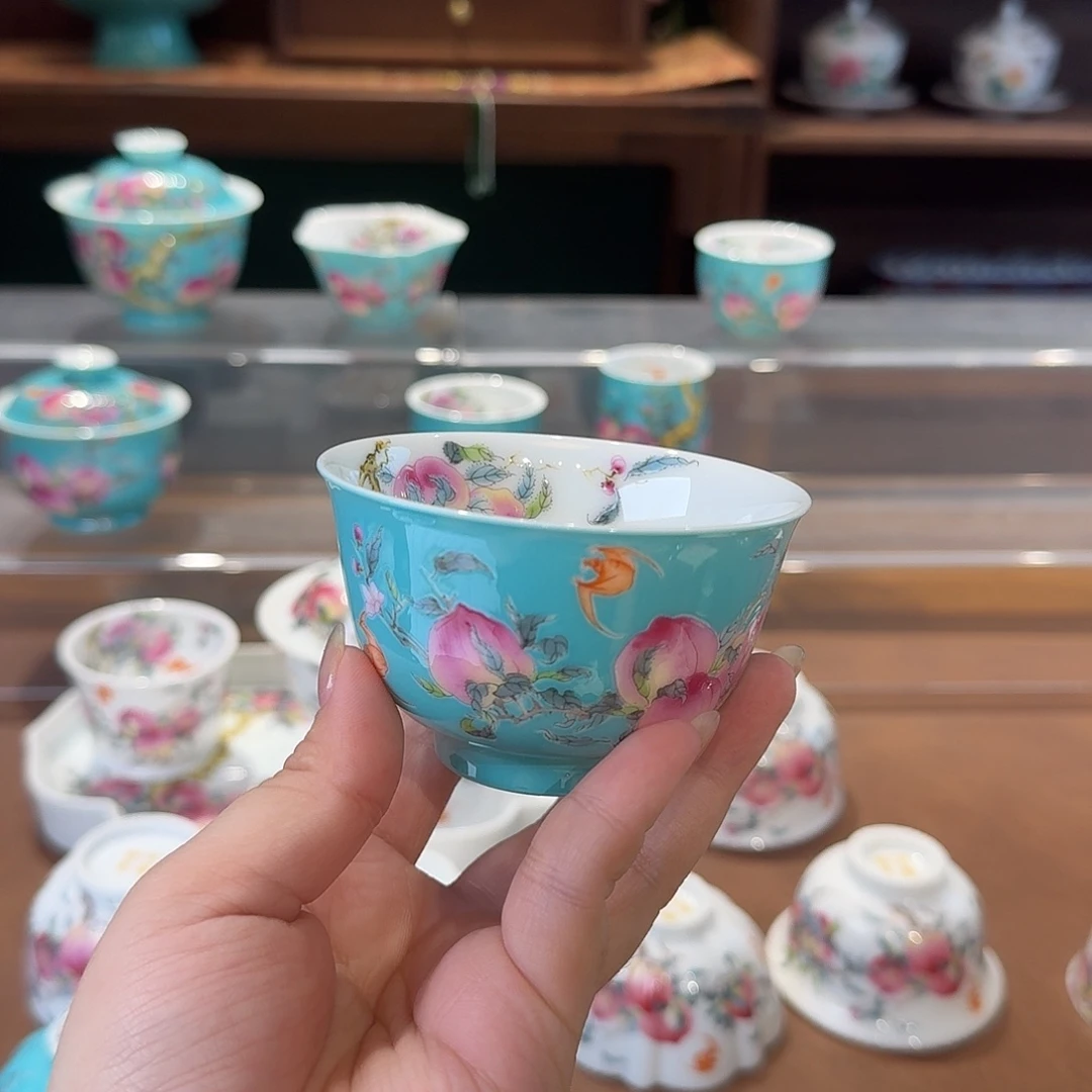 珐琅彩主人杯茶具系列