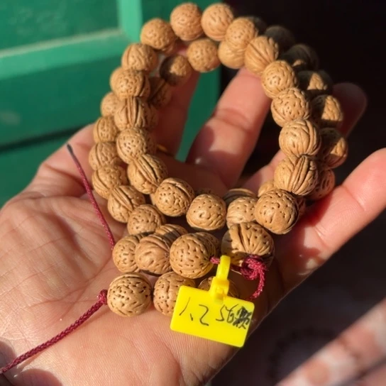 木质野生桃核56颗