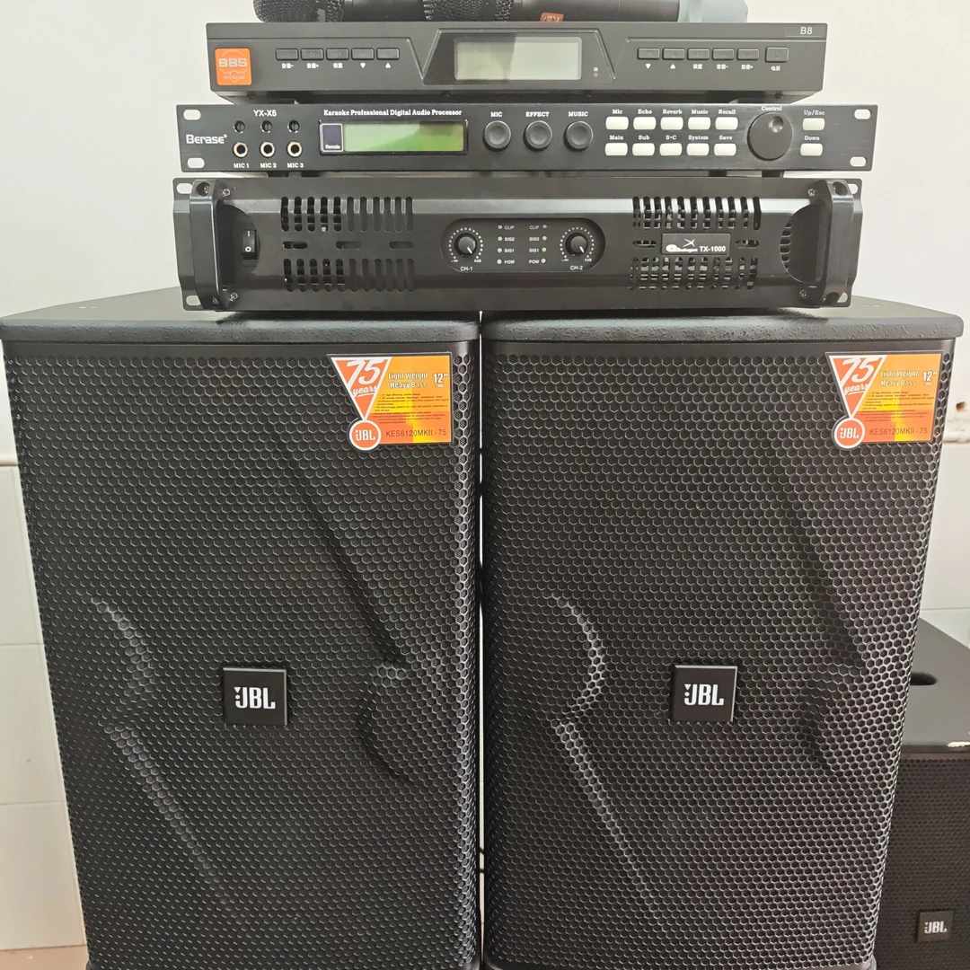 9新  美国KES6120专业音响套装加点歌机