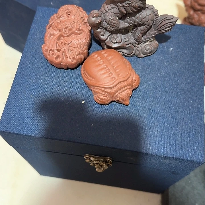 紫砂茶宠安***家雕塑瑕疵茶宠