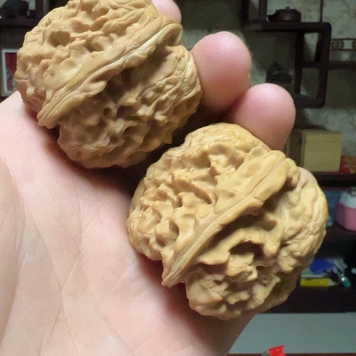 文玩核桃吊坠全品 没修 高桩 45 大门墩