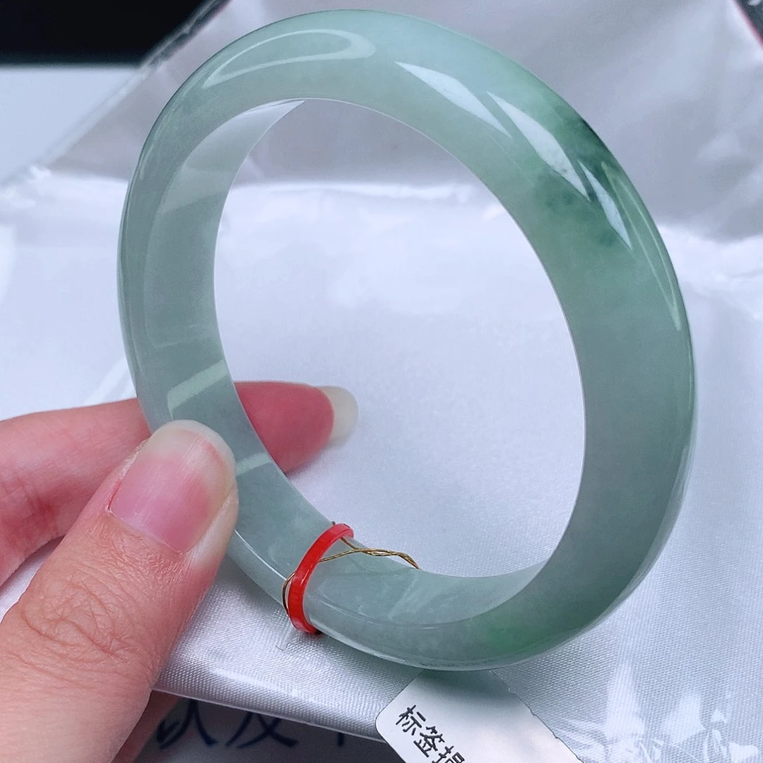 翡翠未镶嵌手镯59圈4509