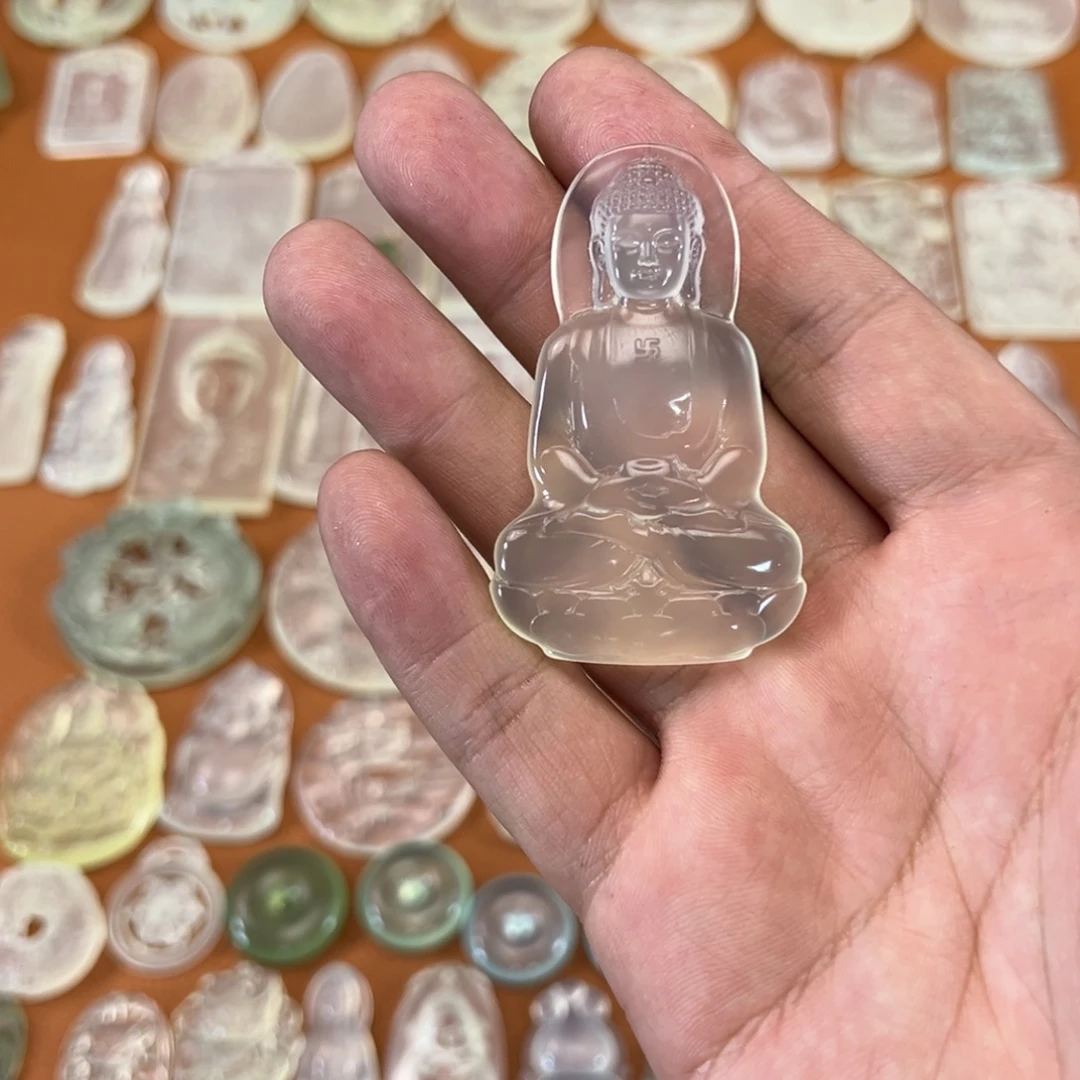 ༒***～蛇纹石玉未镶嵌多样性随机发一