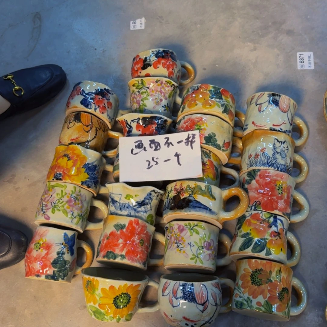 瓷片景德镇陶瓷手工手绘