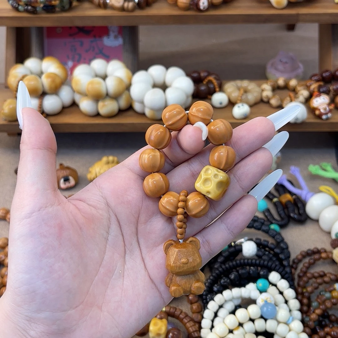 猴头核桃吊坠猴头手捻