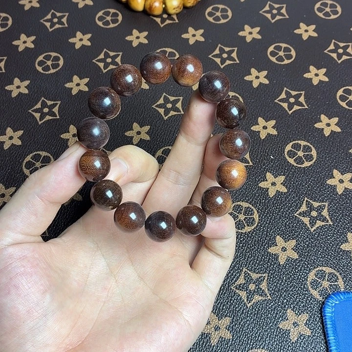 黄花梨/降香黄檀手串/手链紫油梨14mm