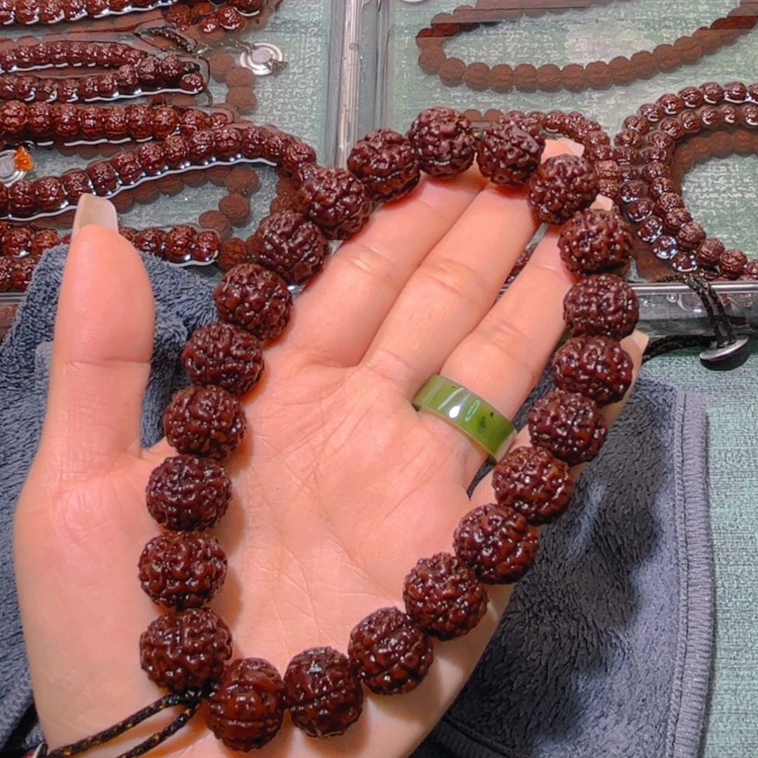 蓝***然金刚菩提吊坠跳跳龙16