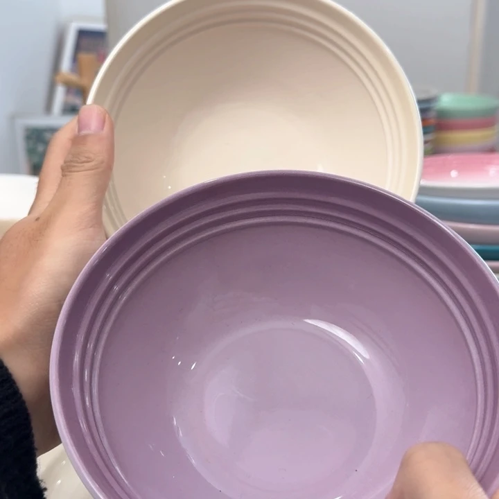 瓷片微瑕2个温哥华面碗650毫升