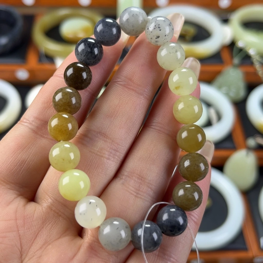 和田玉（糖玉）手链未镶嵌10